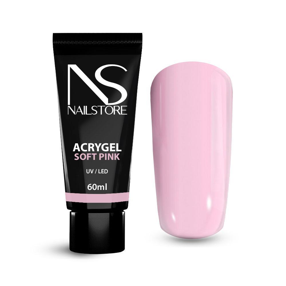 Acrigel in tubo Soft Pink 60ml-NAILSTORE