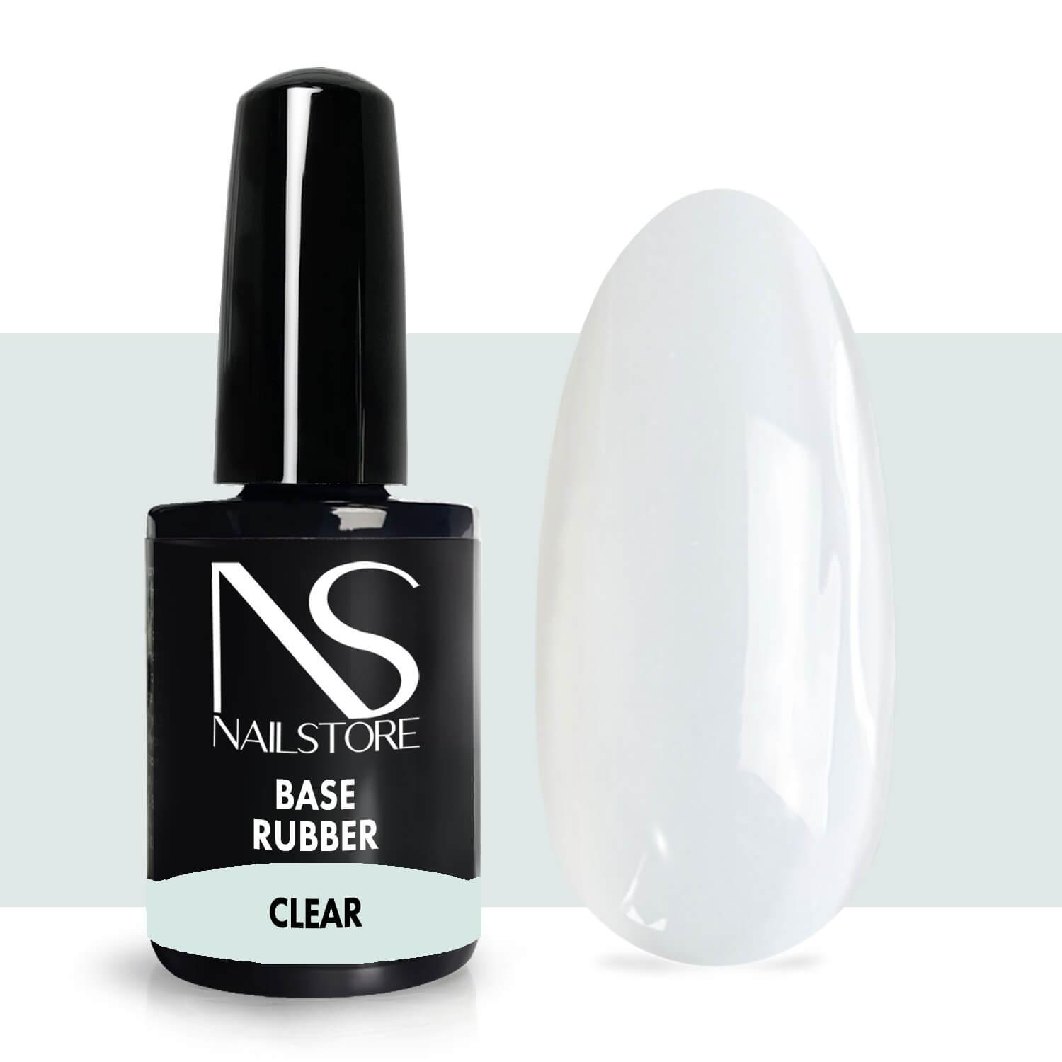 Base Rubber Clear Trasparente 10ml-NAILSTORE