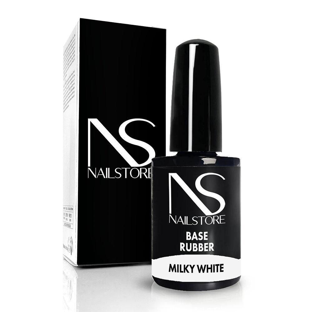 Base Rubber Milky White 10ml-NAILSTORE