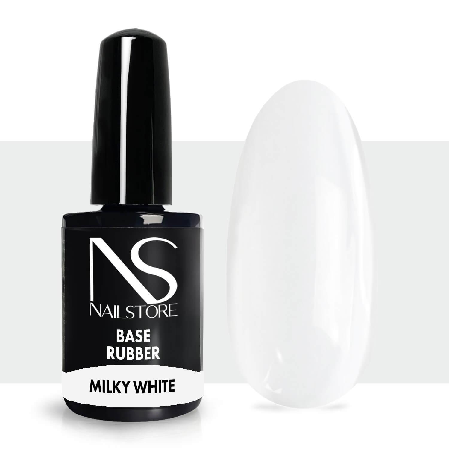 Base Rubber Milky White 10ml-NAILSTORE