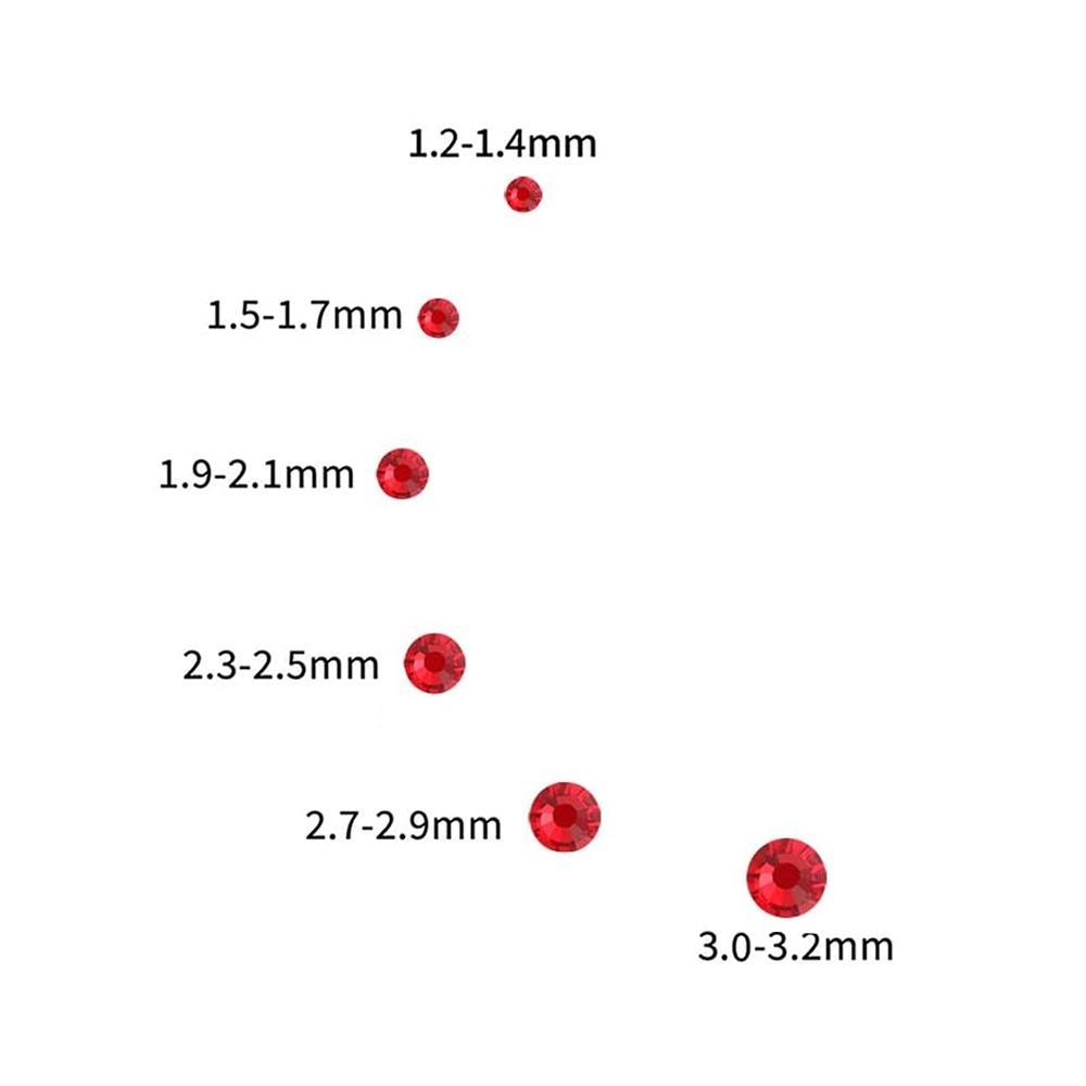 Cristalli Strass Rossi SS03-SS10