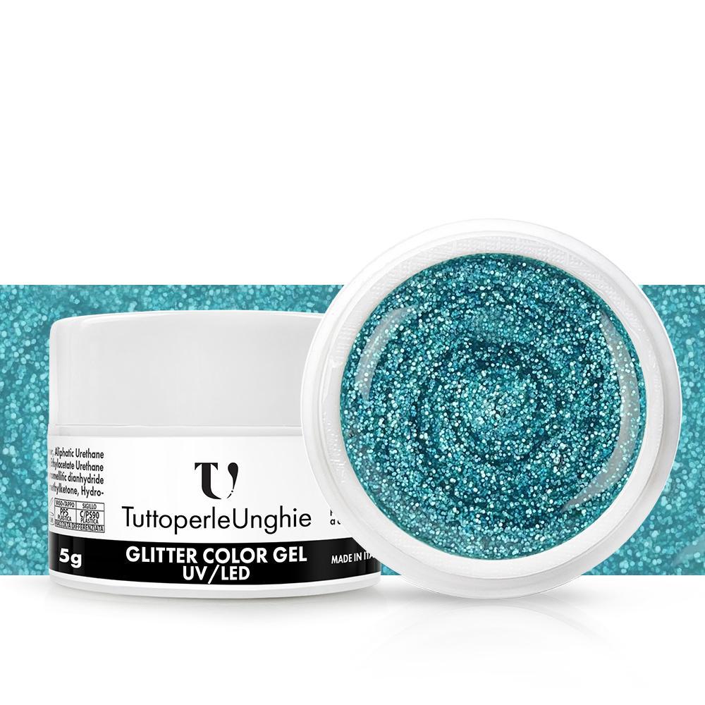 Gel Color Turchese Glitter 5g