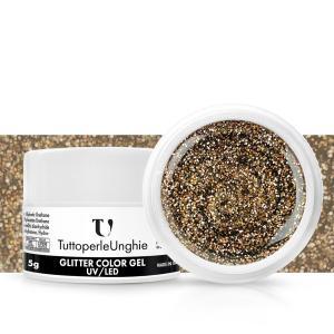 Gel color glitter sabbia oro 5g