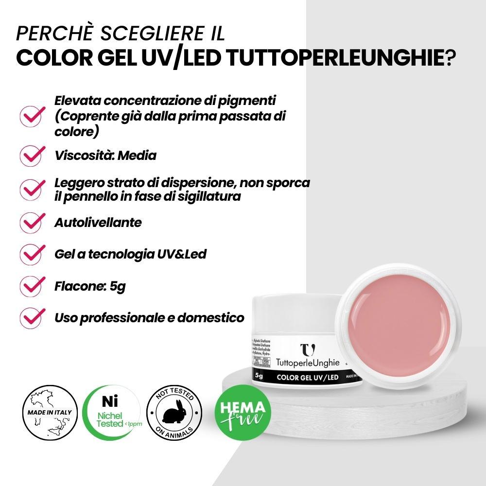 tuttoperleunghie gel color sabbia rosa 5g