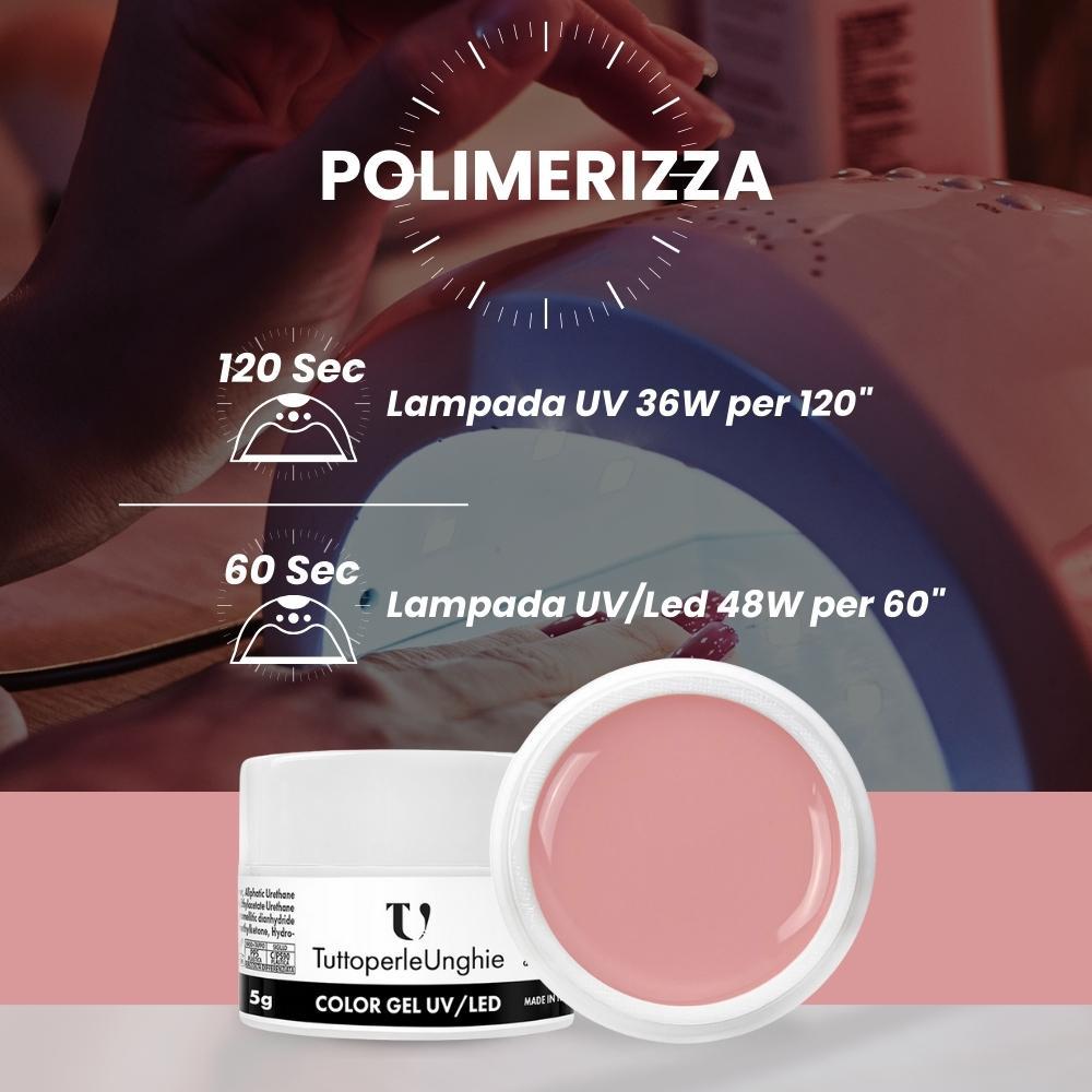 tuttoperleunghie gel color sabbia rosa 5g