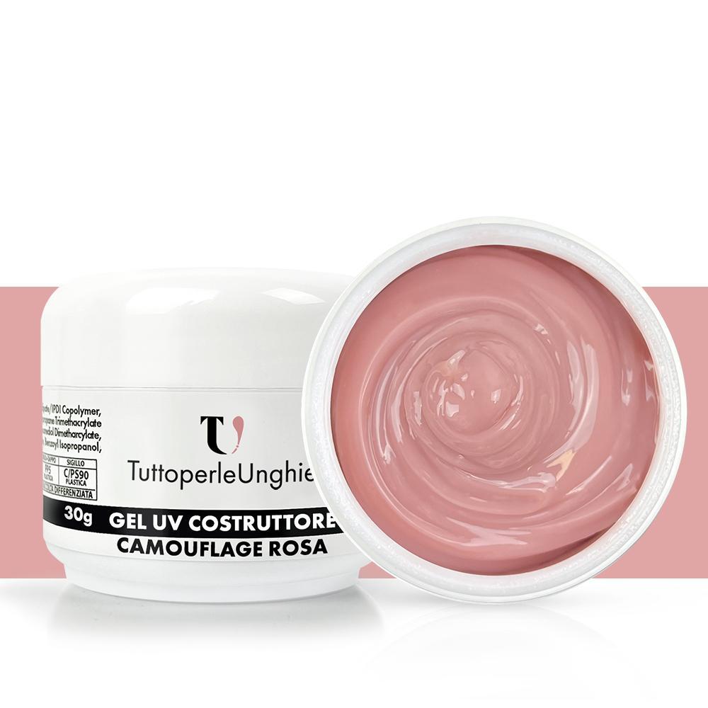 Gel UV Costruttore Camouflage Rosa 30g