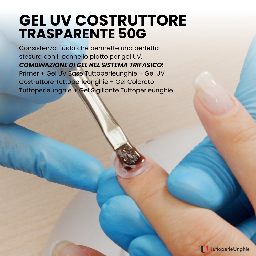 Gel UV Costruttore Trasparente 50g