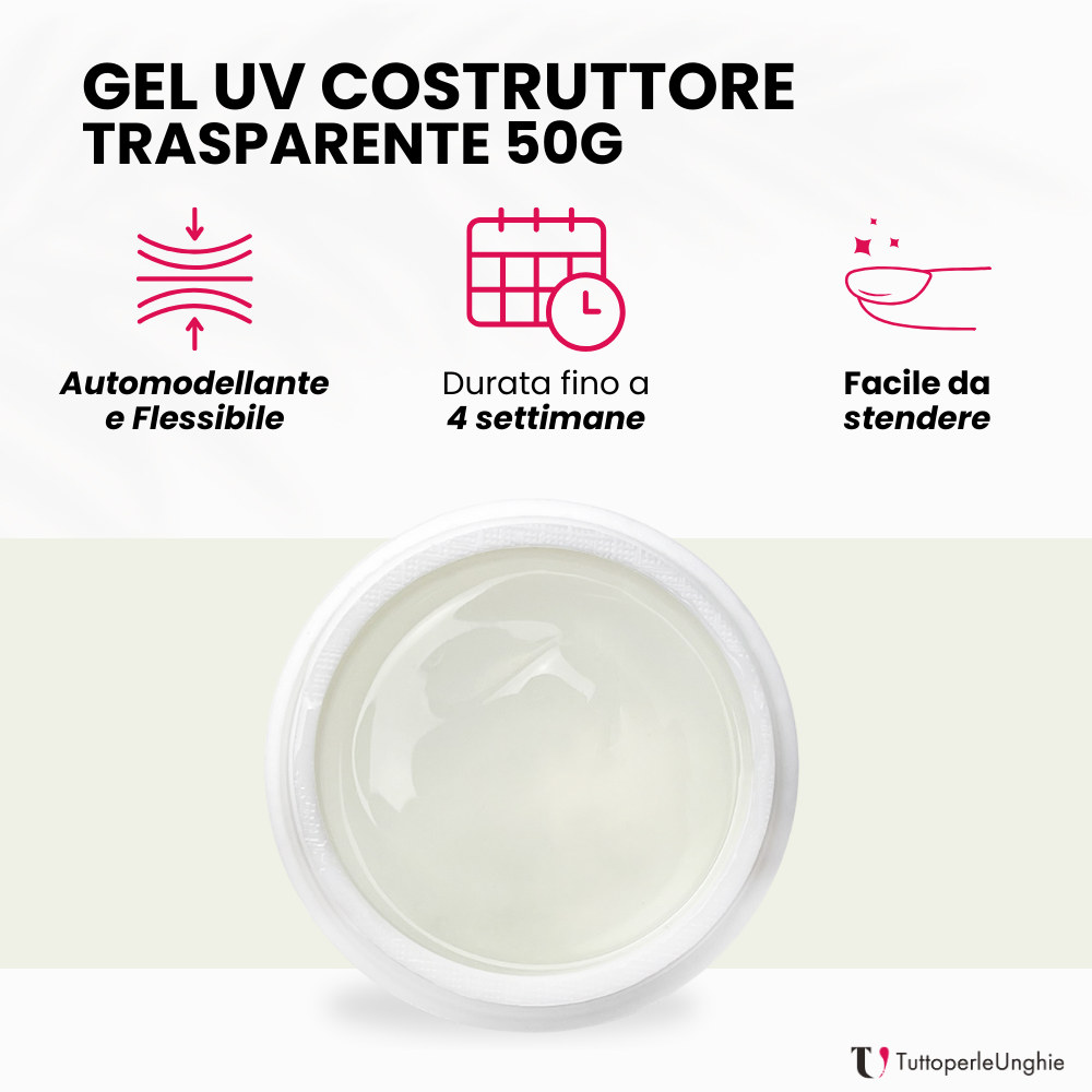 Gel UV Costruttore Trasparente 50g