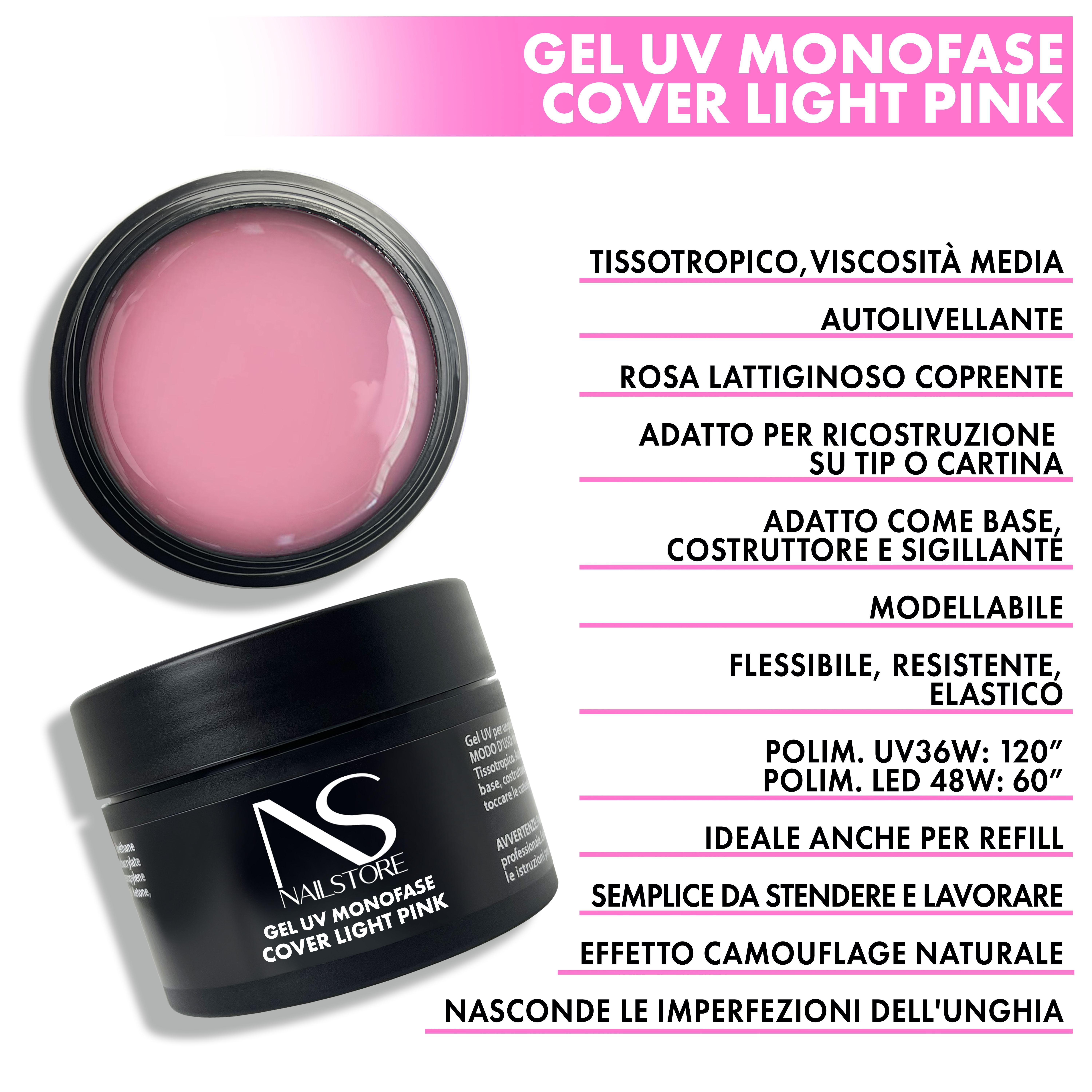 Gel UV Monofase Cover Light Pink 30g-NAILSTORE