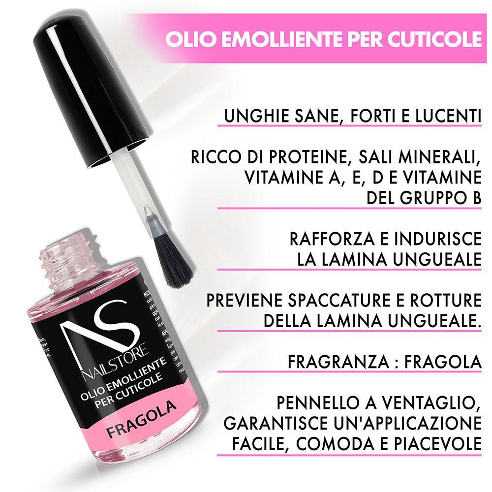 Olio per Cuticole Fragola 15ml-NAILSTORE