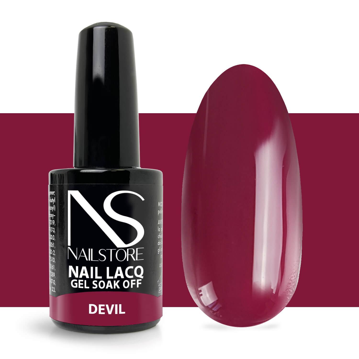 Semipermanente Nail Lacq Devil-NAILSTORE