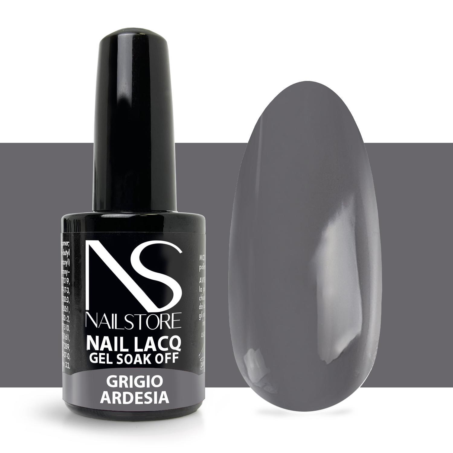 Semipermanente Nail Lacq Grigio Ardesia-NAILSTORE