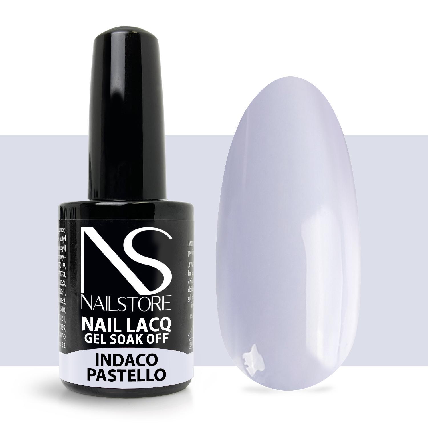 Semipermanente Nail Lacq Indaco Pastello-NAILSTORE