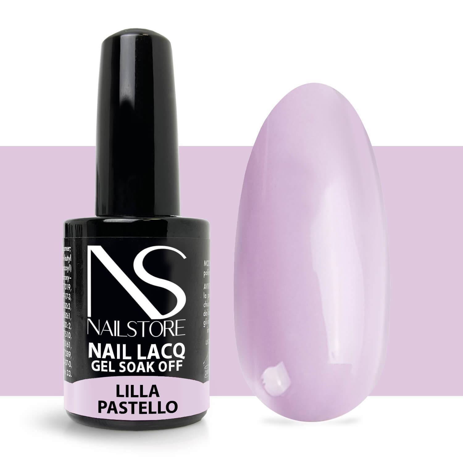 Semipermanente Nail Lacq Lilla Pastello-NAILSTORE