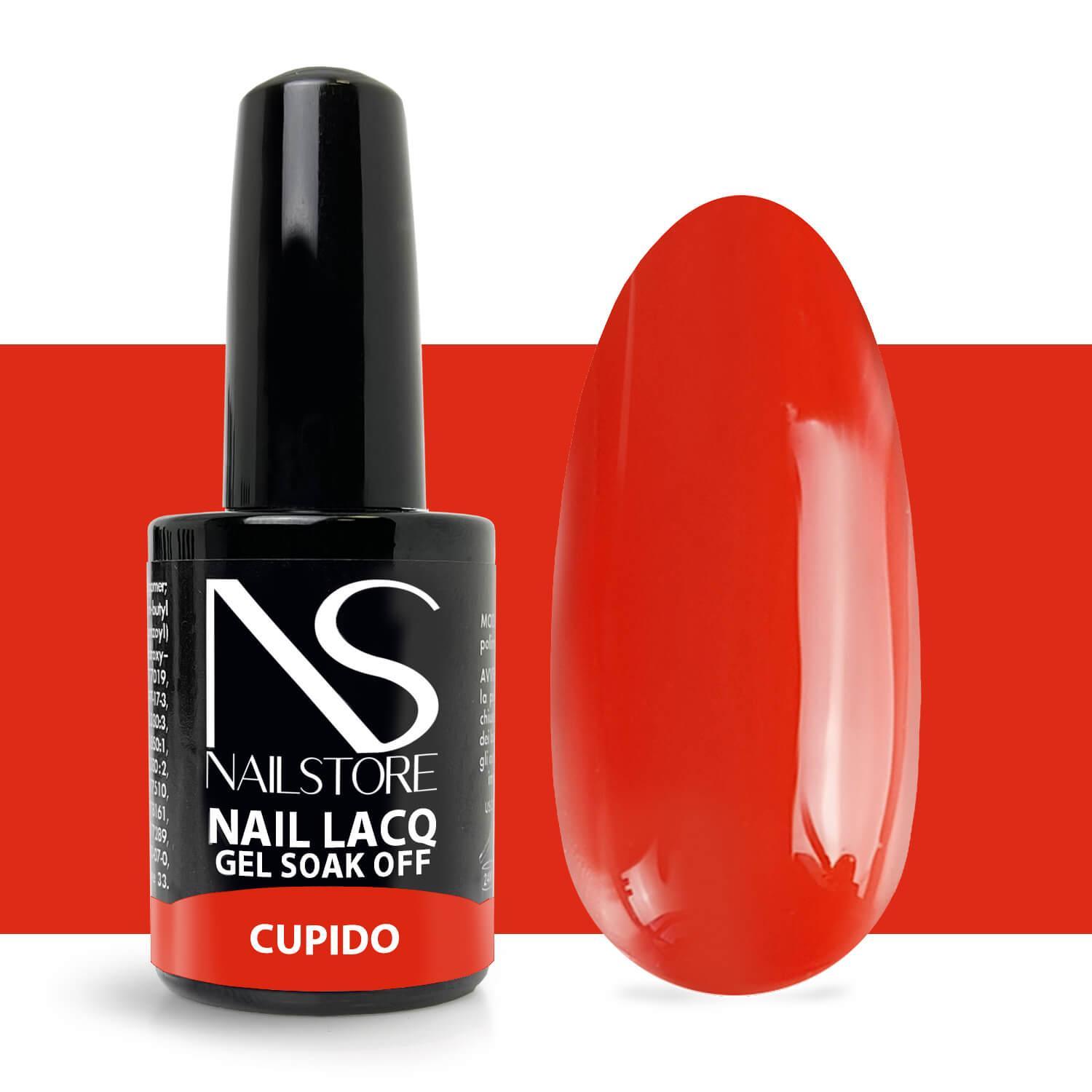 Semipermanente Nail Lacq Rosso Fuoco-NAILSTORE