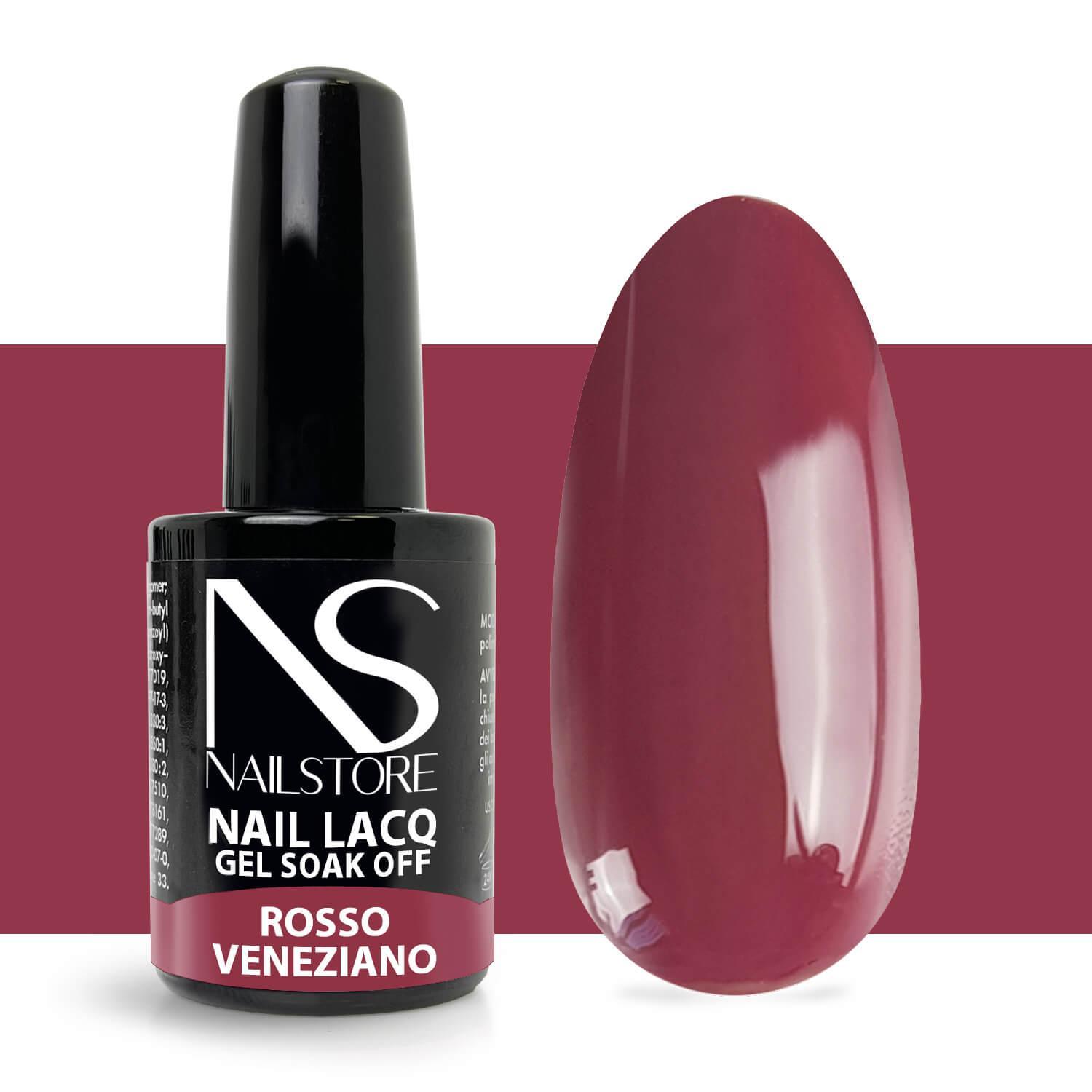 Semipermanente Nail Lacq Rosso Veneziano-NAILSTORE