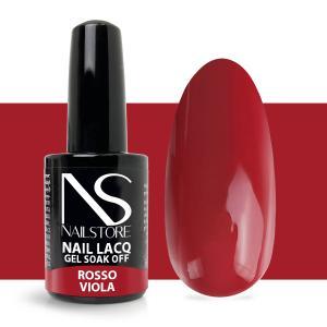 Semipermanente nail lacq rosso viola-