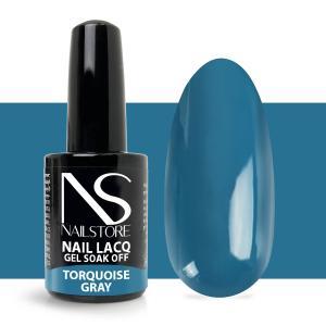 Semipermanente nail lacq torquoise grey-