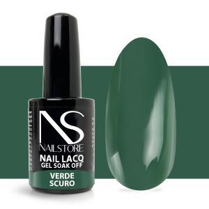 Semipermanente nail lacq verde scuro-