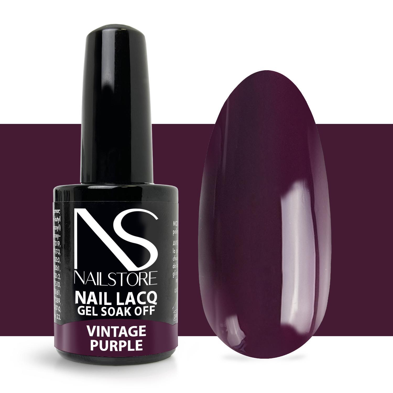 Semipermanente Nail Lacq Vintage Purple-NAILSTORE