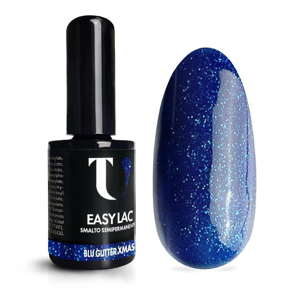 Smalto Semipermanente Blu Glitter Xmas 15ml