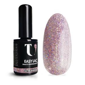 Smalto semipermanente glitter lavanda 15ml