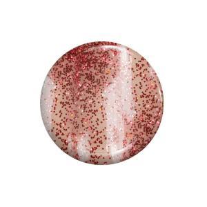 Smalto semipermanente rosso glitter 15ml