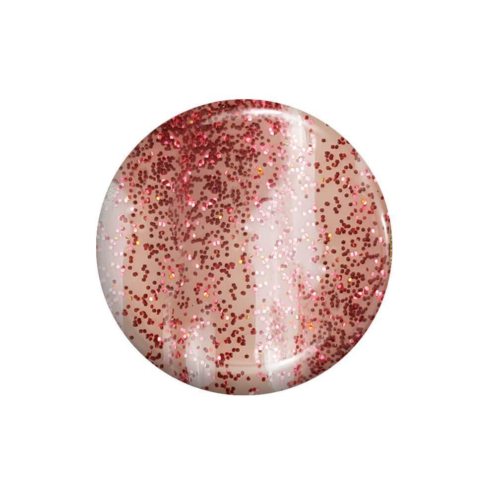 Smalto Semipermanente Rosso Glitter 15ml