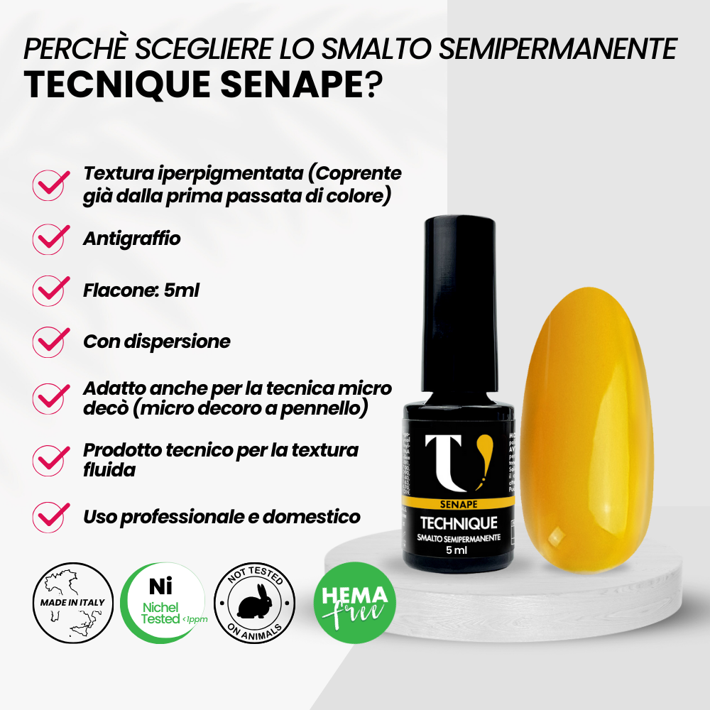 Smalto Semipermanente Senape 5ml