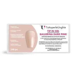 Tip in gel ballerina dark pink