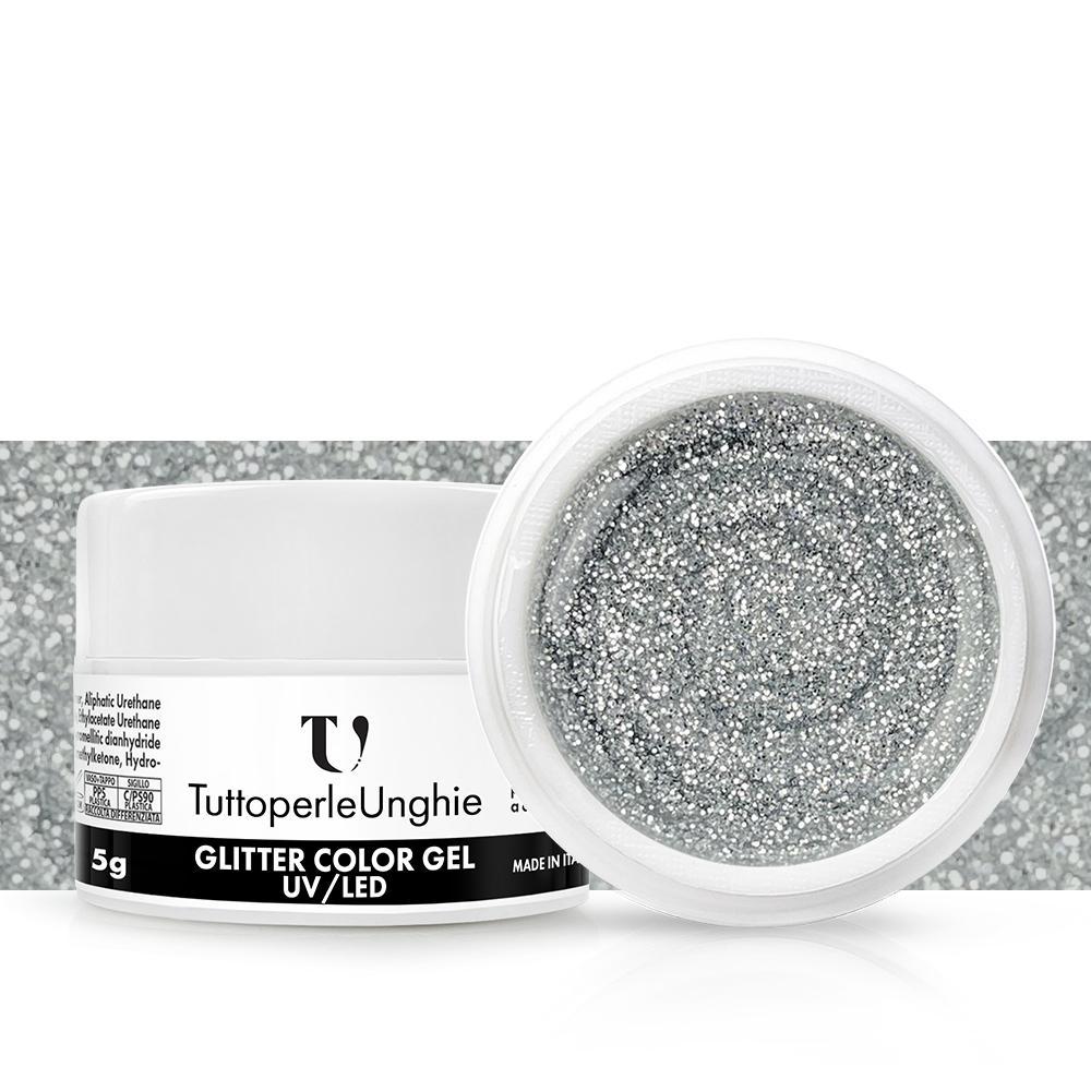 Gel Color Argento Glitter 5g