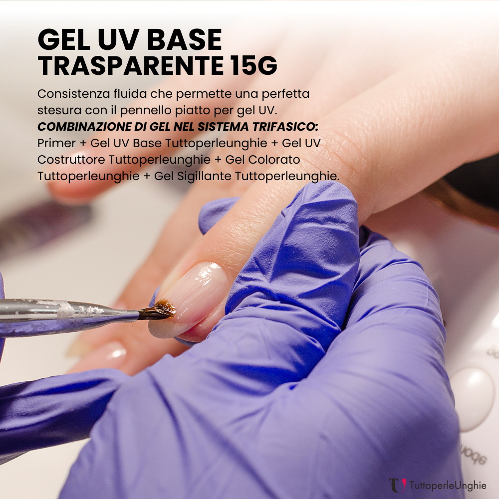 Gel UV Base Trasparente Professionale 15g