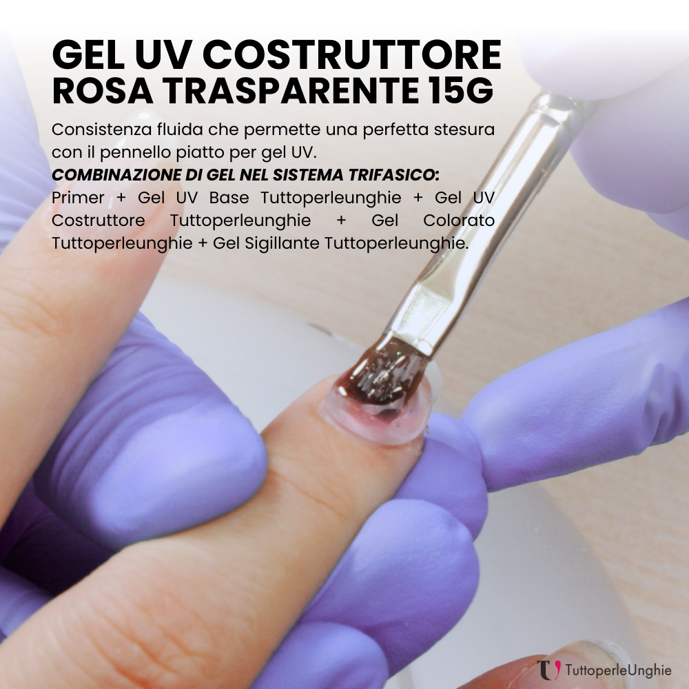 Gel UV Costruttore Rosa 15g