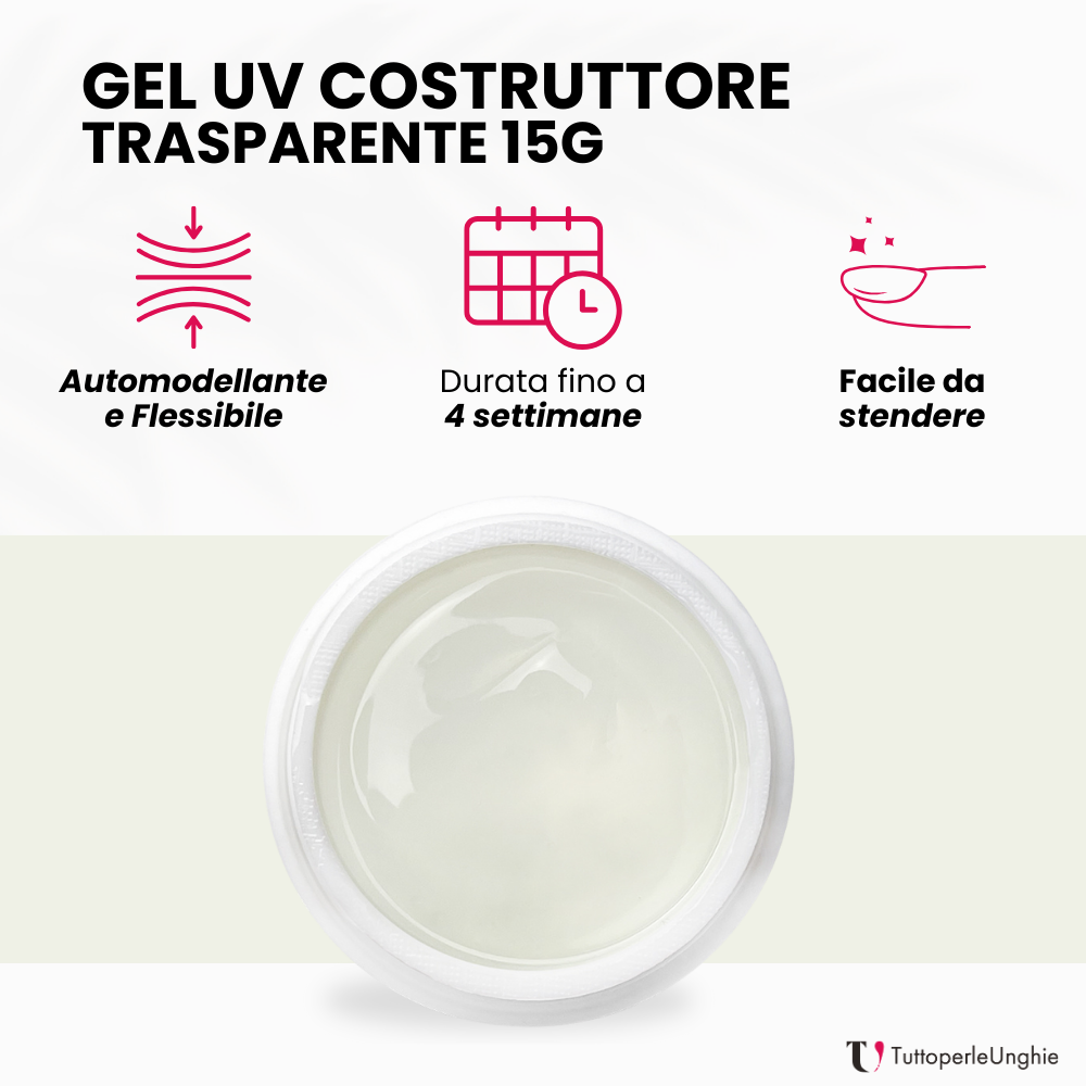 Gel UV Costruttore Trasparente 15g