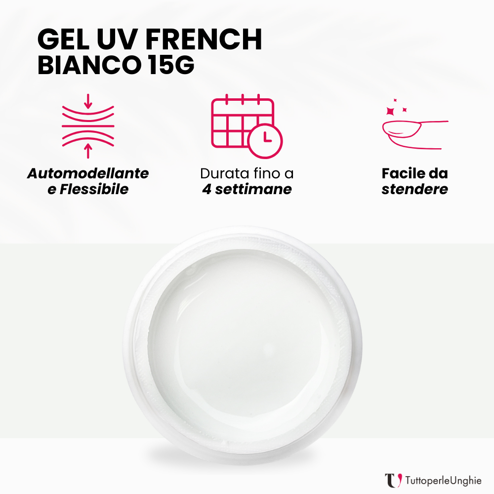 Gel UV French Bianco 15g