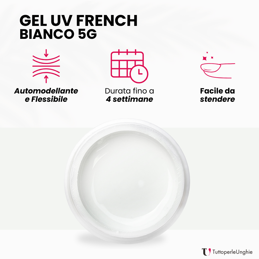 Gel UV French Bianco 5g