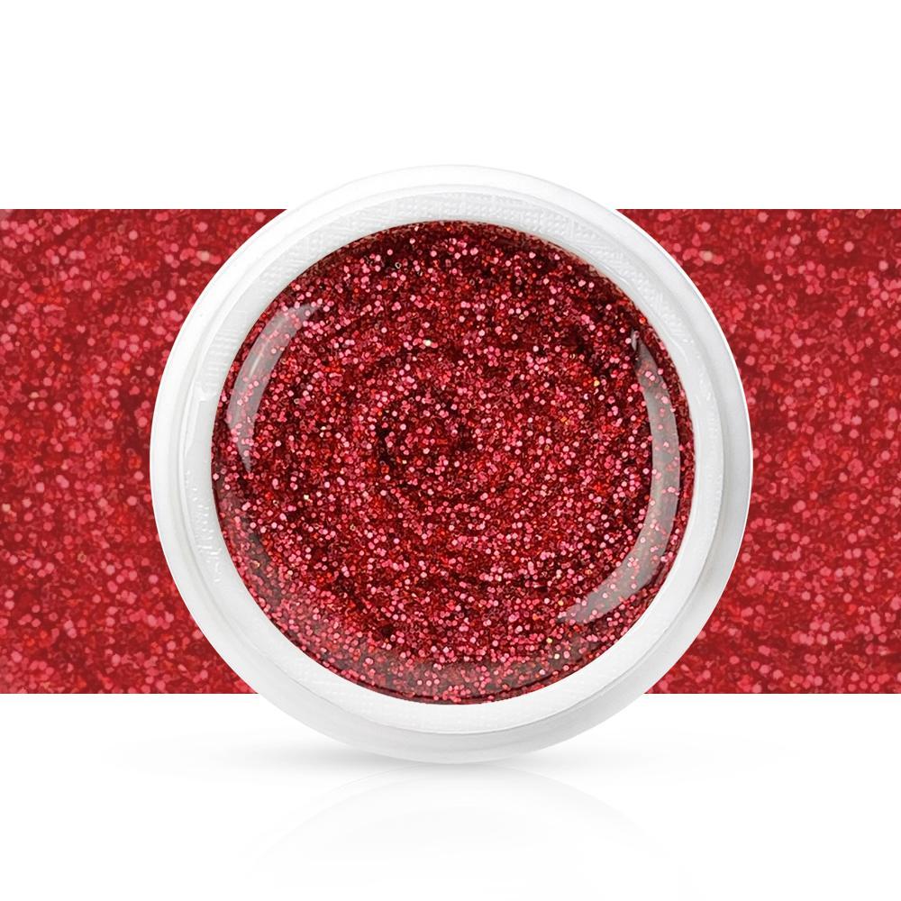 Gel Color Rosso Glitter 5g