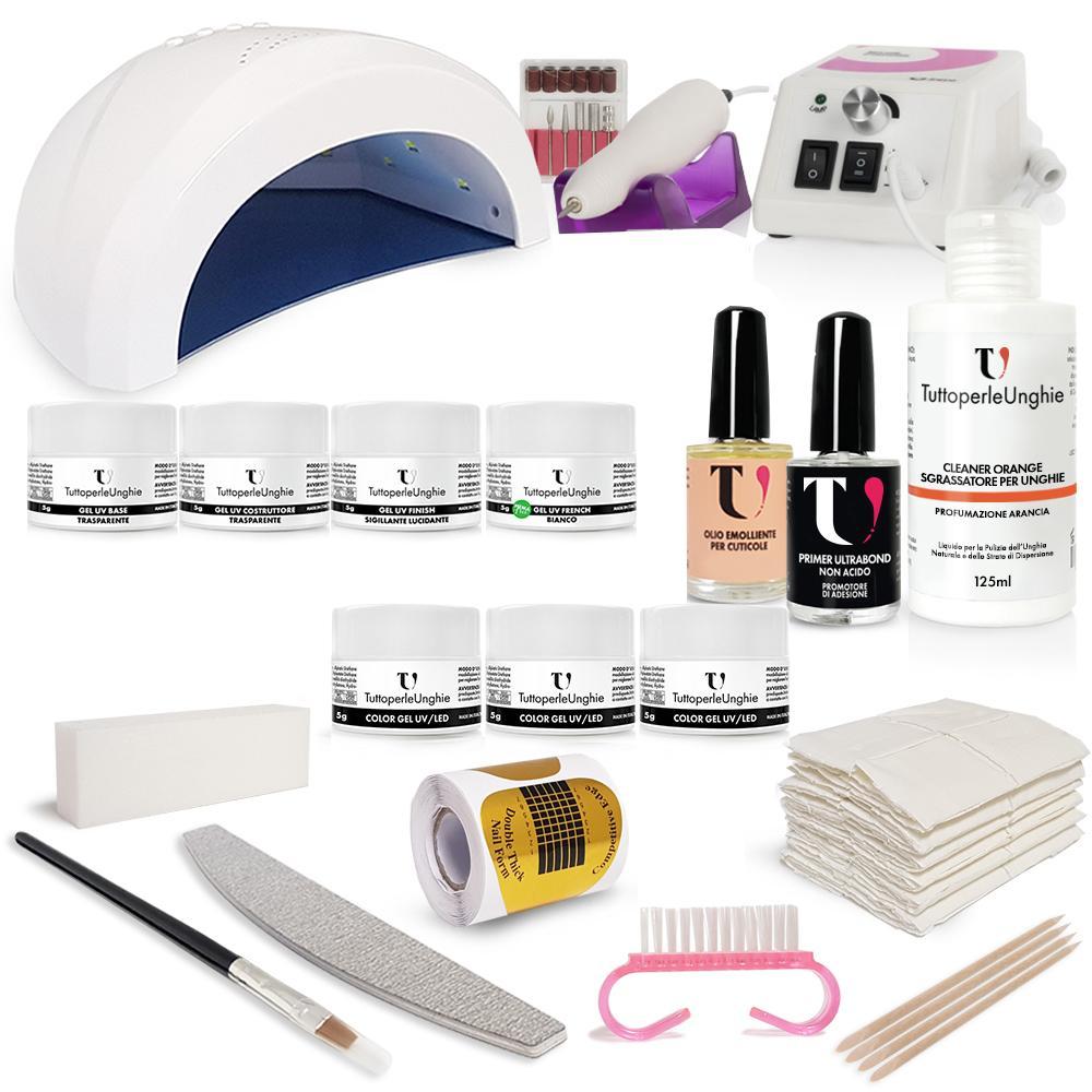 Kit Ricostruzione Unghie 7 Gel UV