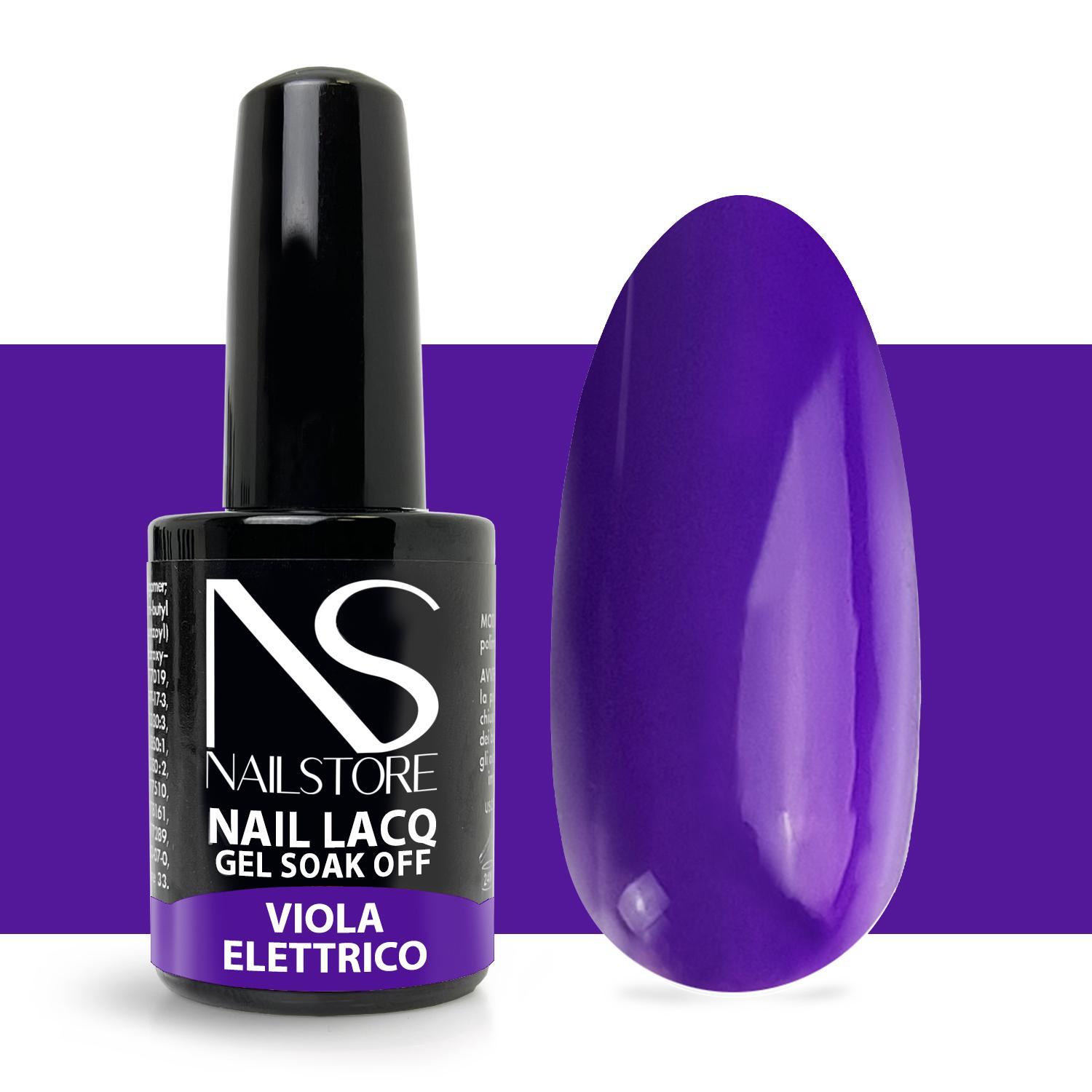 Semipermanente Nail Lacq Viola Elettrico-NAILSTORE