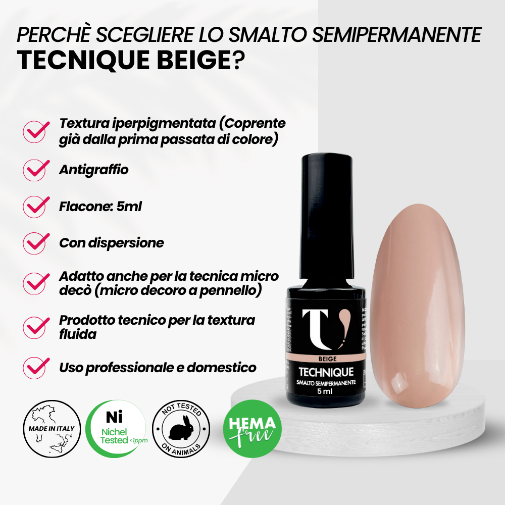 Smalto Semipermanente Beige 5ml