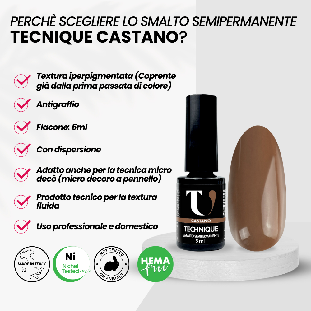 Smalto Semipermanente Castano 5ml