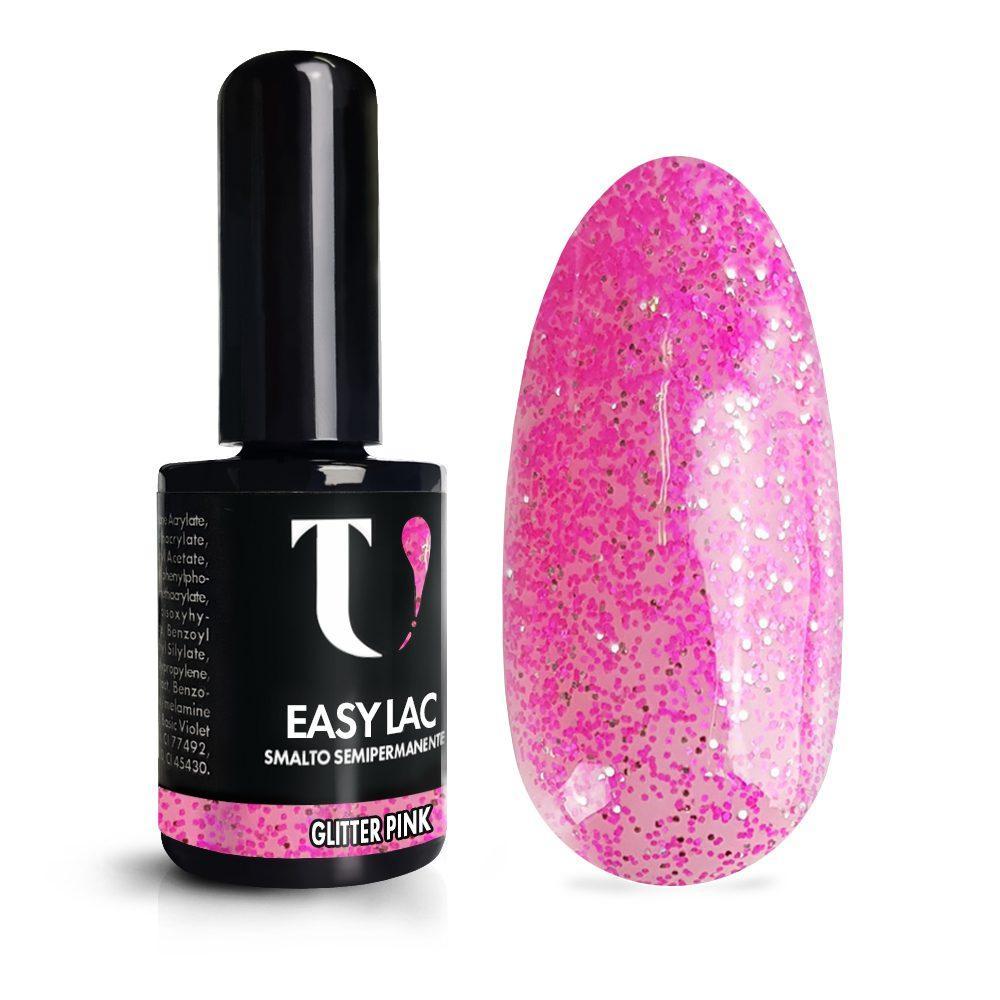 Smalto Semipermanente Glitter Pink 15ml