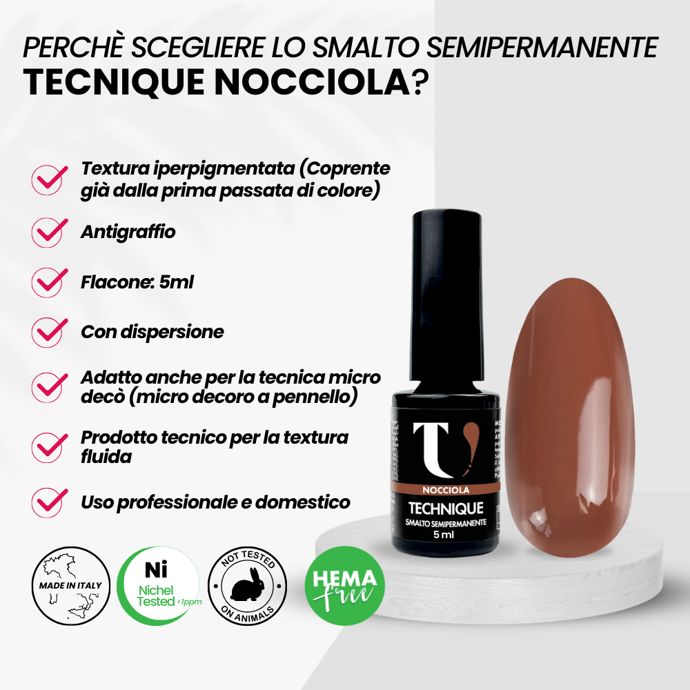 Smalto Semipermanente Nocciola 5ml