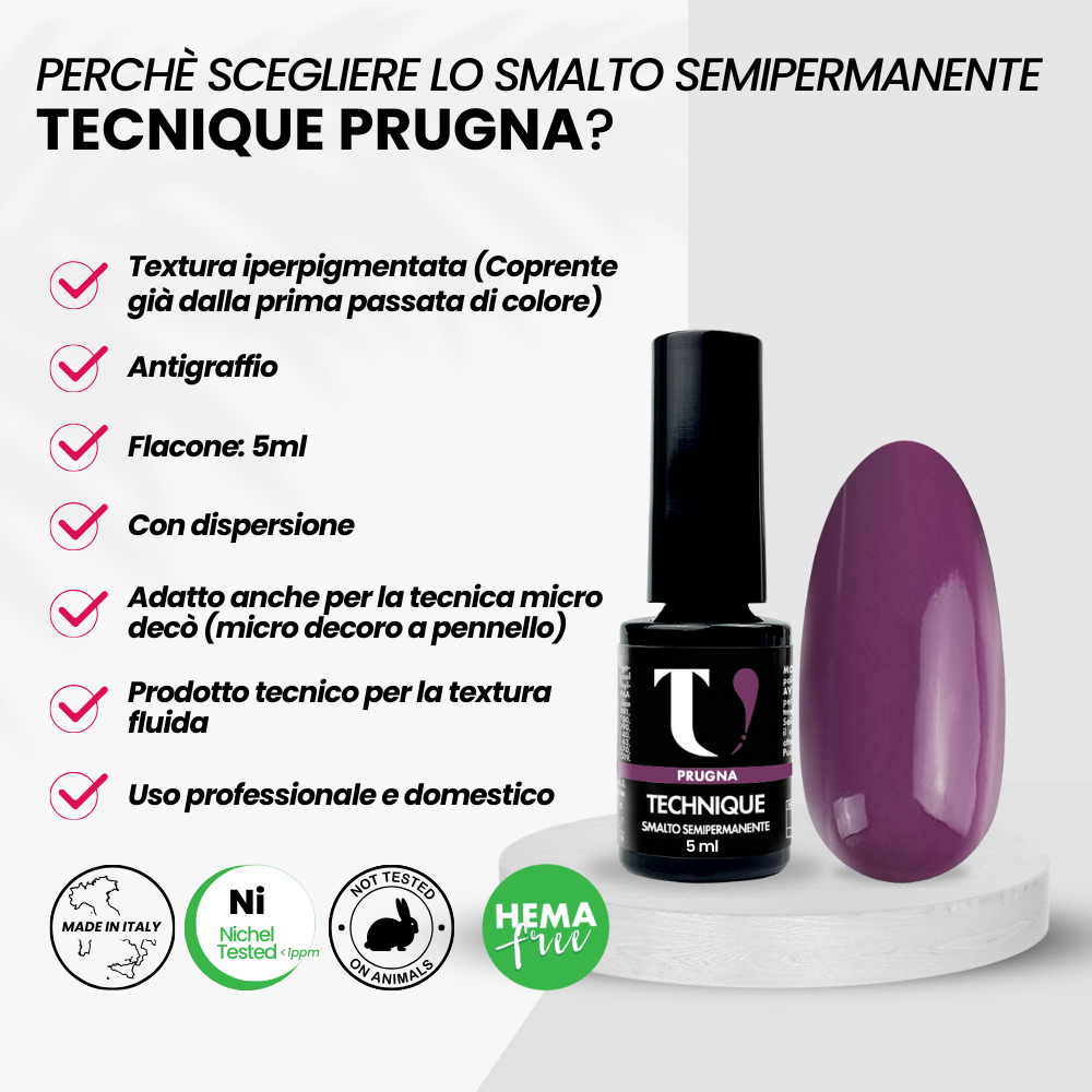 Smalto Semipermanente Prugna 5ml