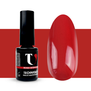 Smalto semipermanente rosso intenso 5ml