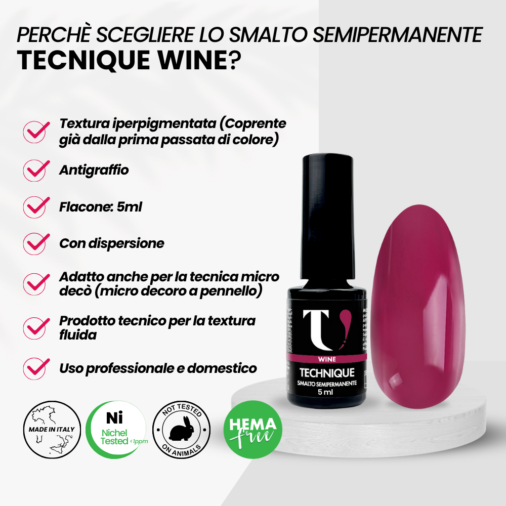 Smalto Semipermanente Wine 5ml