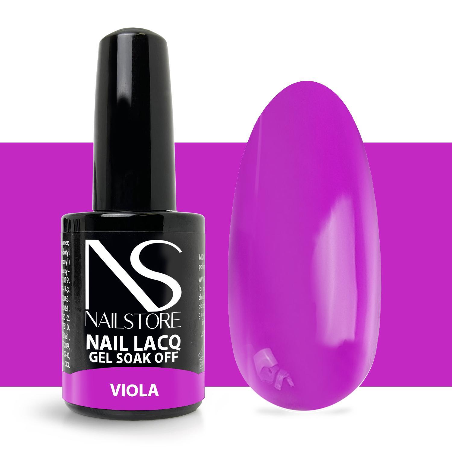 Semipermanente Nail Lacq Viola- NAILSTORE