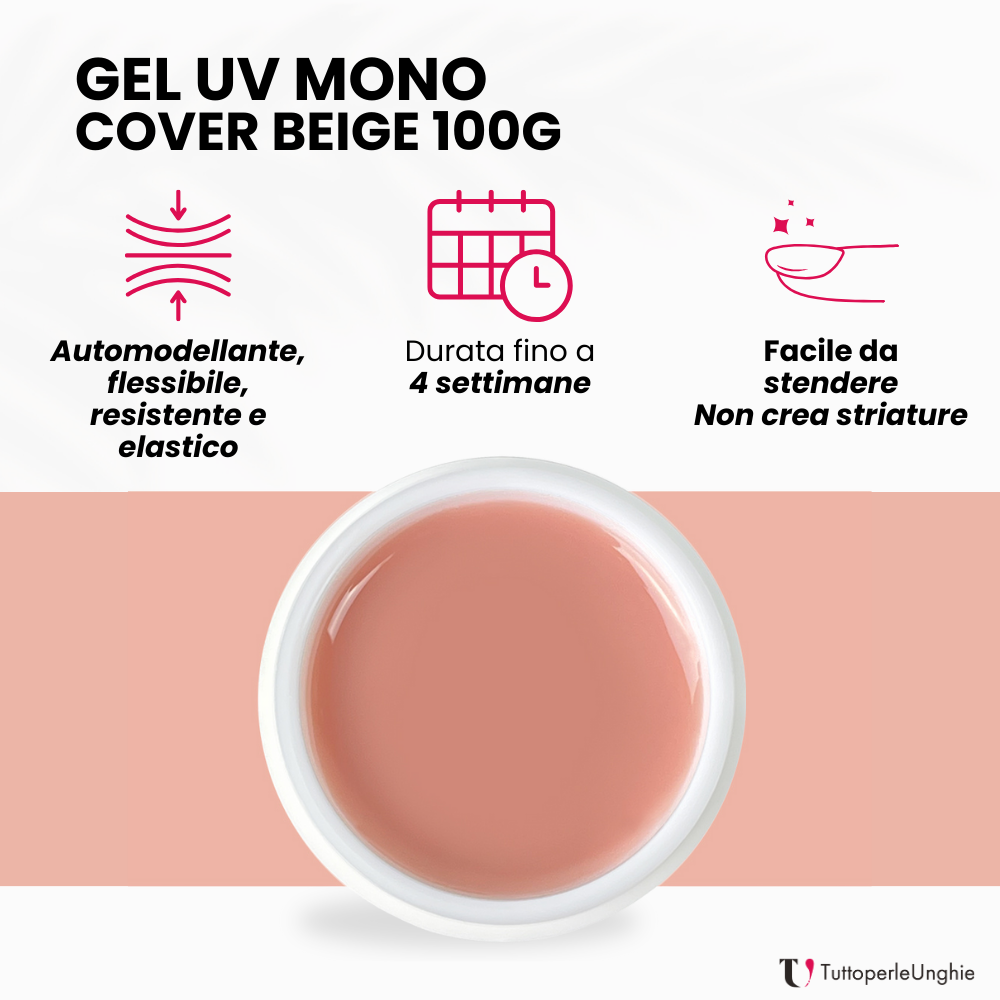 Gel UV Mono Cover Beige 100g