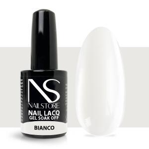 Semipermanente nail lacq bianco-