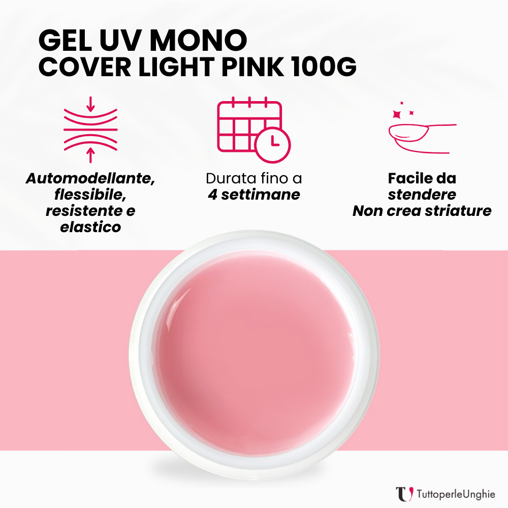 Gel UV Mono Cover Light Pink 100g